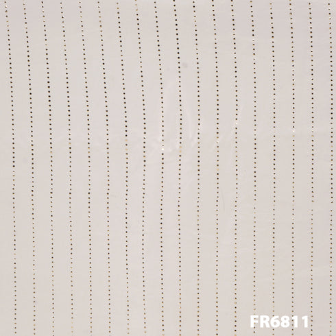 Dyeable Mukaish Georgette  Fabric-FR6811